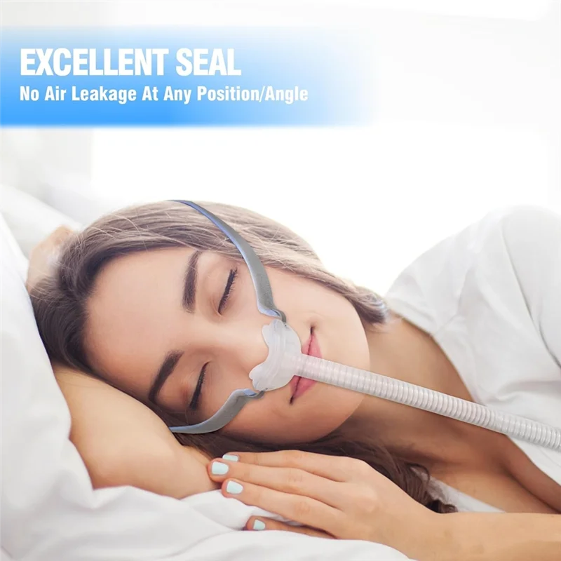 ABRW-Airfit P10 Medium용, 교체용 비강 베개 2팩, 더 부드러운 실리콘 소재의 CPAP 소모품