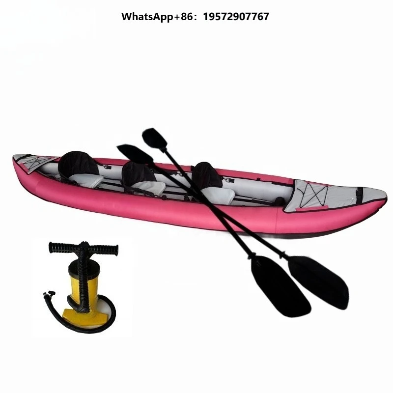 Inflatabledouble Seat Kayak Rowing Boats Drop Stitch tandem Canoe Kayak