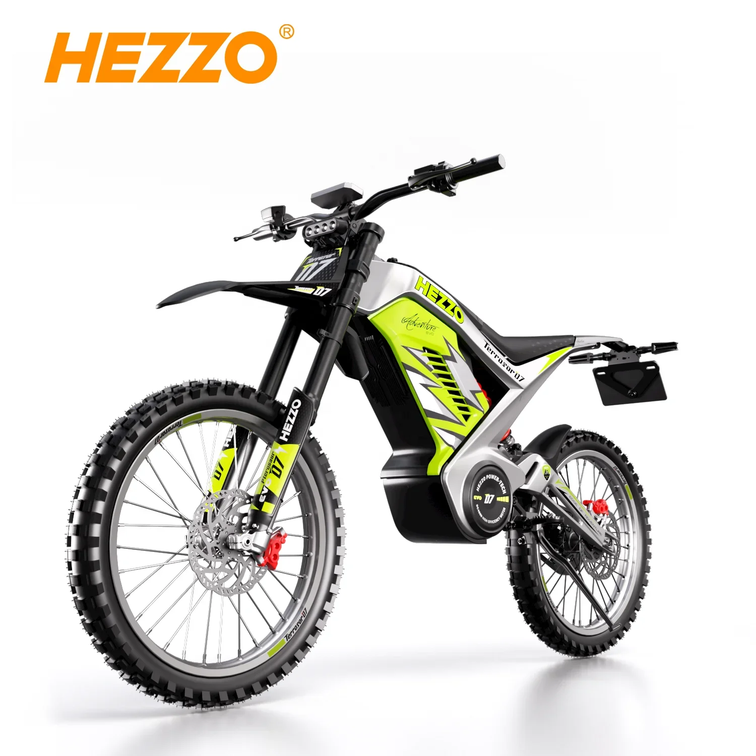 HEZZO D7 Electric Dirt Bike D7 8000W 72V High Torque 389N.M Surron Electric Motorcycle Talaria Powerful Off-Road Motorbike