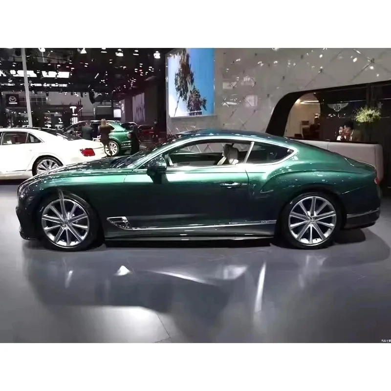 

Body Kit 2018-2022 GT Upgrd W12 Carbon Fiber Front Bumper Lip Rear Spoiler Diffuser Side Skirt