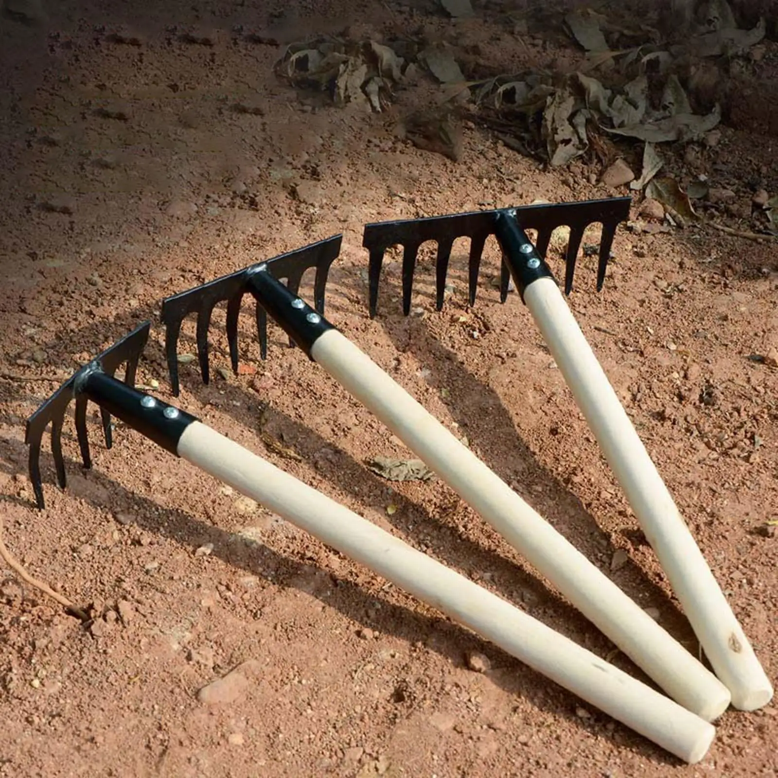 

Садовые грабли, сверхмощная, эффективная, удобная ручка для посадки, двойной винт