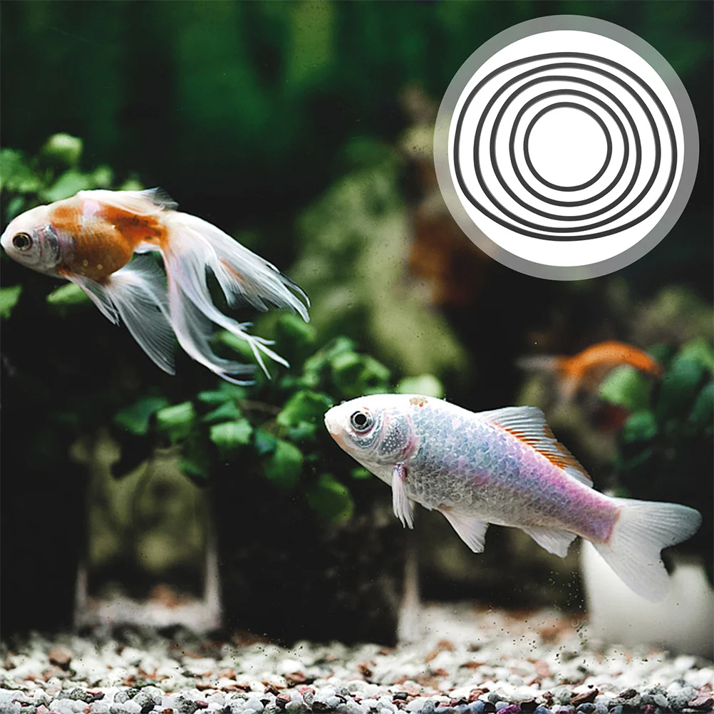 

10Pcs Aquarium Floating Plant Rings Fish Feeding Rings Floating Plants Holder for Fish Tank Durable Plastic Tank Duckweed Ring