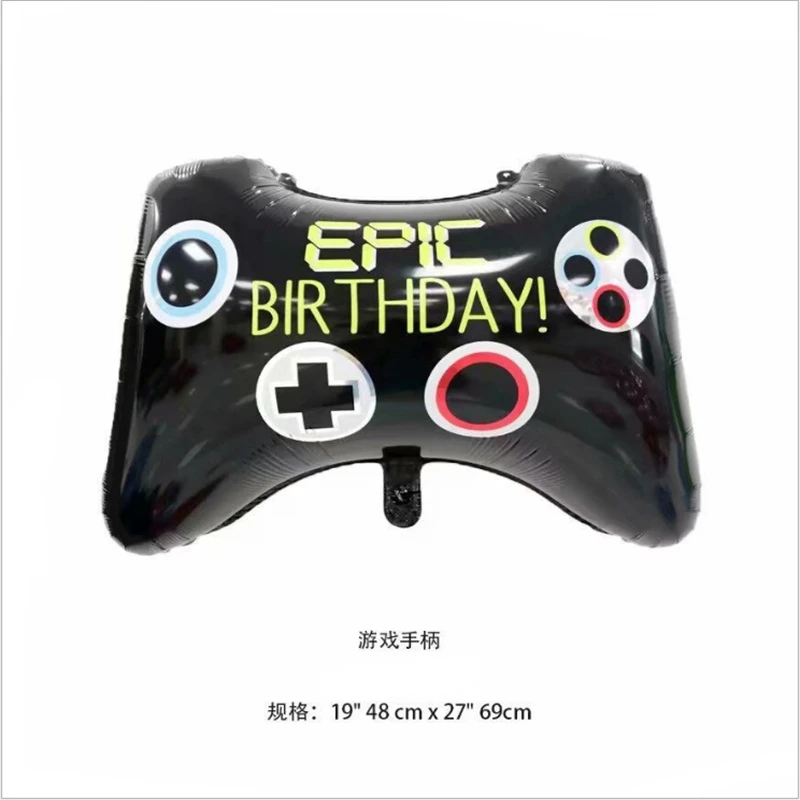New Skates Aluminum Balloon Radio Game Hand Cartoon KTV Bar Party Decoration Supplies 1PC