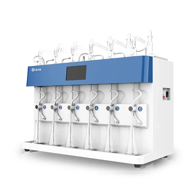 High Precision Tablet Dissolution Tester Apparatus with Six Vessels and Poles Auto Testing Machine