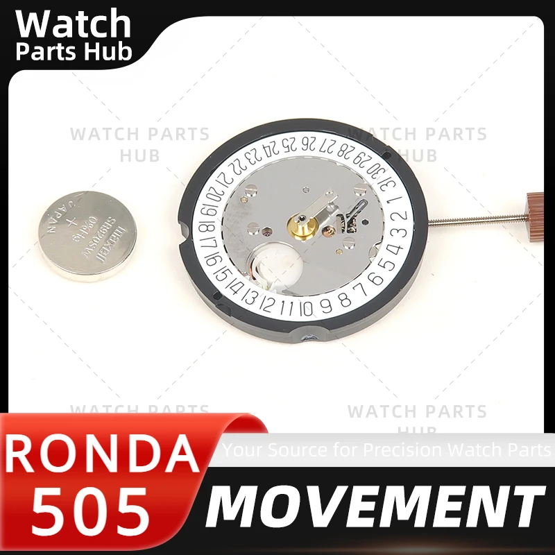 Original New Switzerland Ronda 505 Movement Three-Pin Quartz Movement Watch Accessories