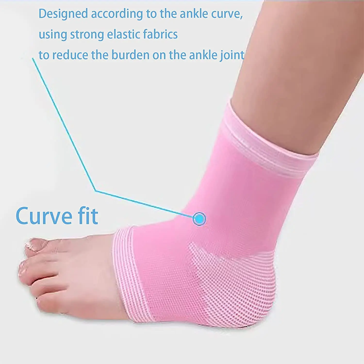 1Pair Children Kids Ankle Compression Brace Support For Cycling Running Fitness Boys Girls Playing Sports Safety Guard Protector