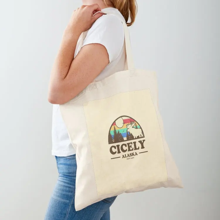 

Cicely Alaska Tote Bag Customizable tote bag Candy bags hand bag woman shopping