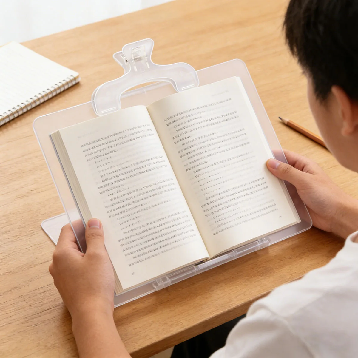 

Зажим для книги, зажим для чтения, кавайные настольные аксессуары, фиксированные для предотвращения переворачивания страниц, прозрачные матовые зажимы для папок