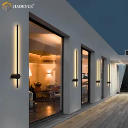 Modern Outdoor Waterproof Line Long Wall Light LED Garden Courtyard Gate Corridor Outdoor Lighting IP54