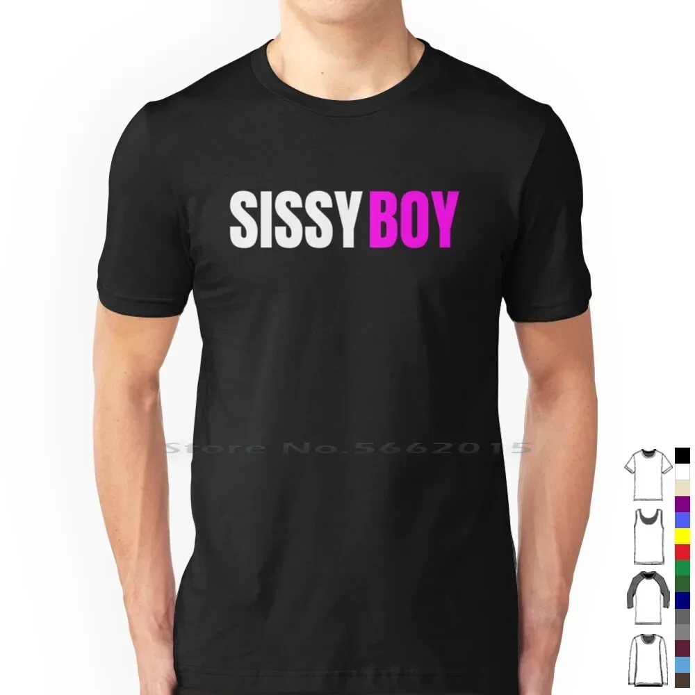 Sissy Boy T Shirt 100% Cotton Sissy Boy Sissyboy Sissification Cross Dressing Crossdresser Sissy Hypno Trap Femboy Short Long