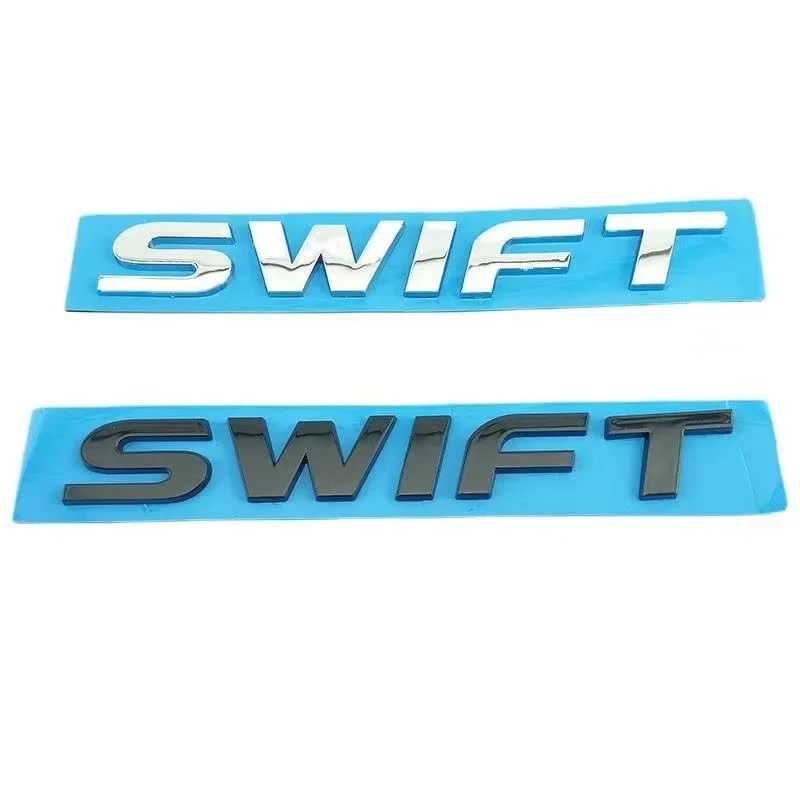 

Black Silver 3D ABS SWIFT Emblem Logo Car Fender Badge Trunk Decal For SWIFT Stikcer styling Modification car Accessories