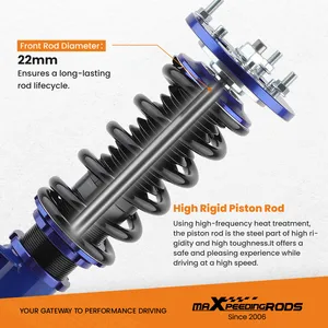 Coilovers-Schocks für die BMW Serie 3 E36 1992-1999 Einstellbare Höhenaufhängung Kit 8 Hauptfedern Springs BMW E36 - №6