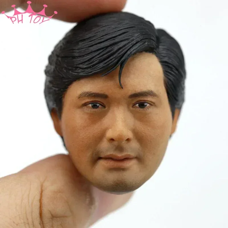 

1/6 Scale Chow Yun Fat Head Played Gangland Boss Chinese Star Head Sculpt for 12in Phicen Tbleague Body Doll