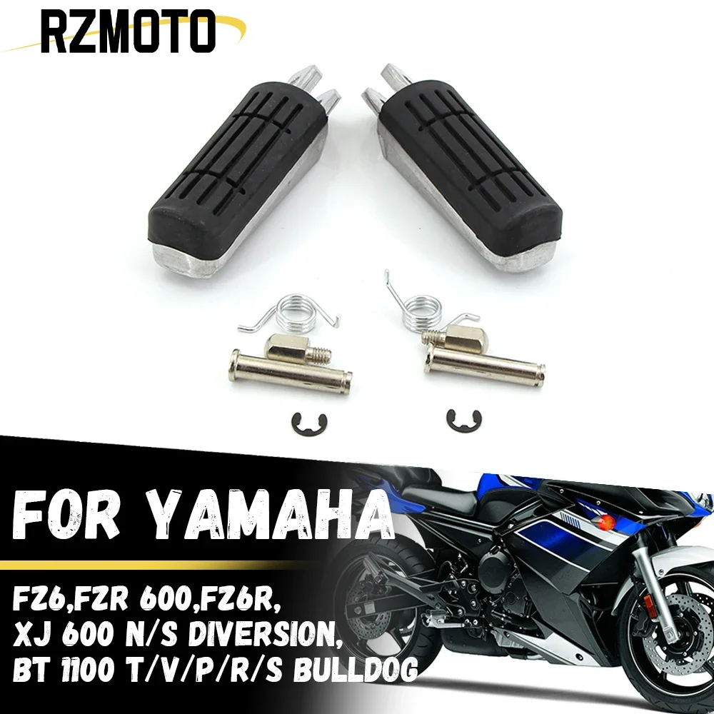 

Motorcycle Footrests Foot Peg Pedal Foot Rest FOR YAMAHA FZ6 Fazer YZF-R1 YZF-R6 TDM 900 FZS 600 MT03 FZ1 FJR 1300 FZ6R