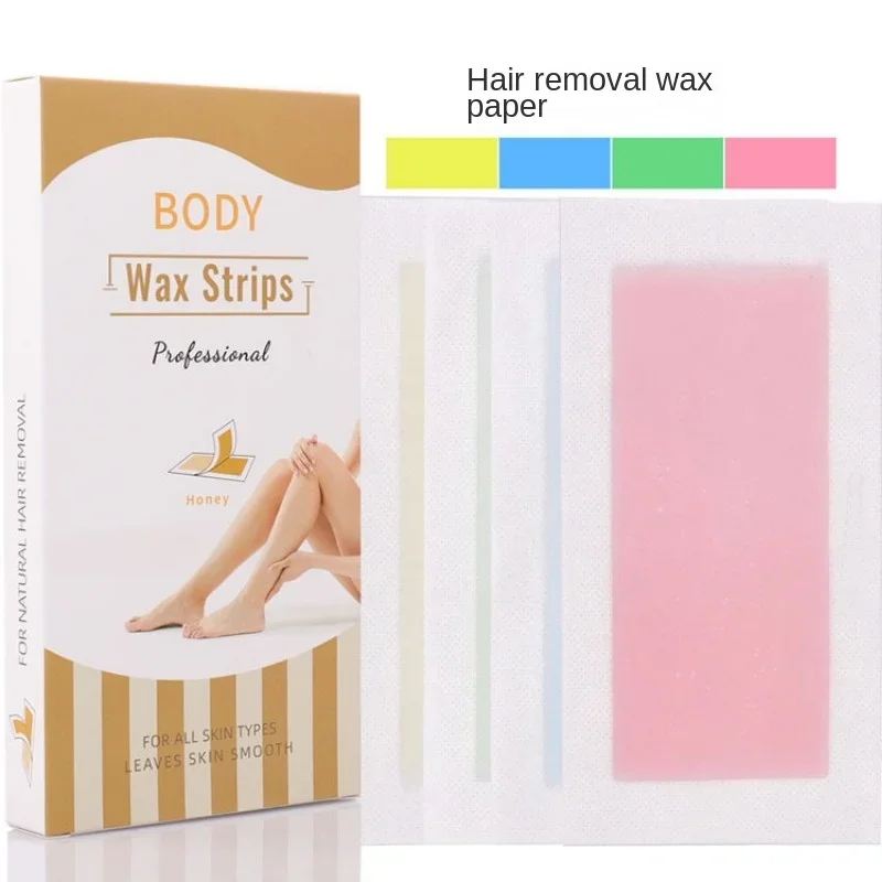 

20Pcs Professional Hair Removal Wax Strips Waxing Wipe Sticker for Face Leg Lip Eyebrow Leg Arm Body Hair Remove