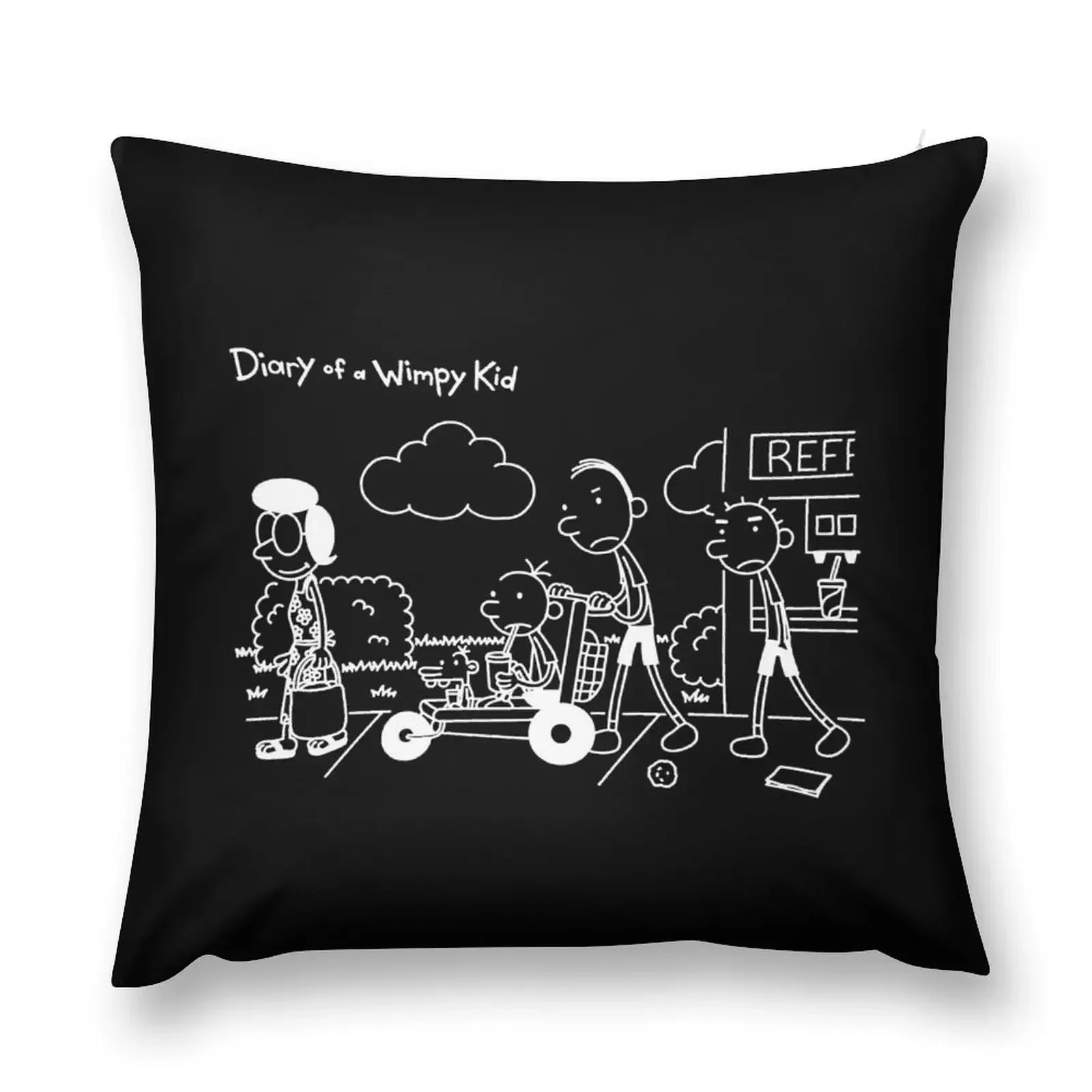 

Diary of a wimpy kid dog days Throw Pillow Cusions Cover Decorative Cushion Cover autumn pillowcase pillow