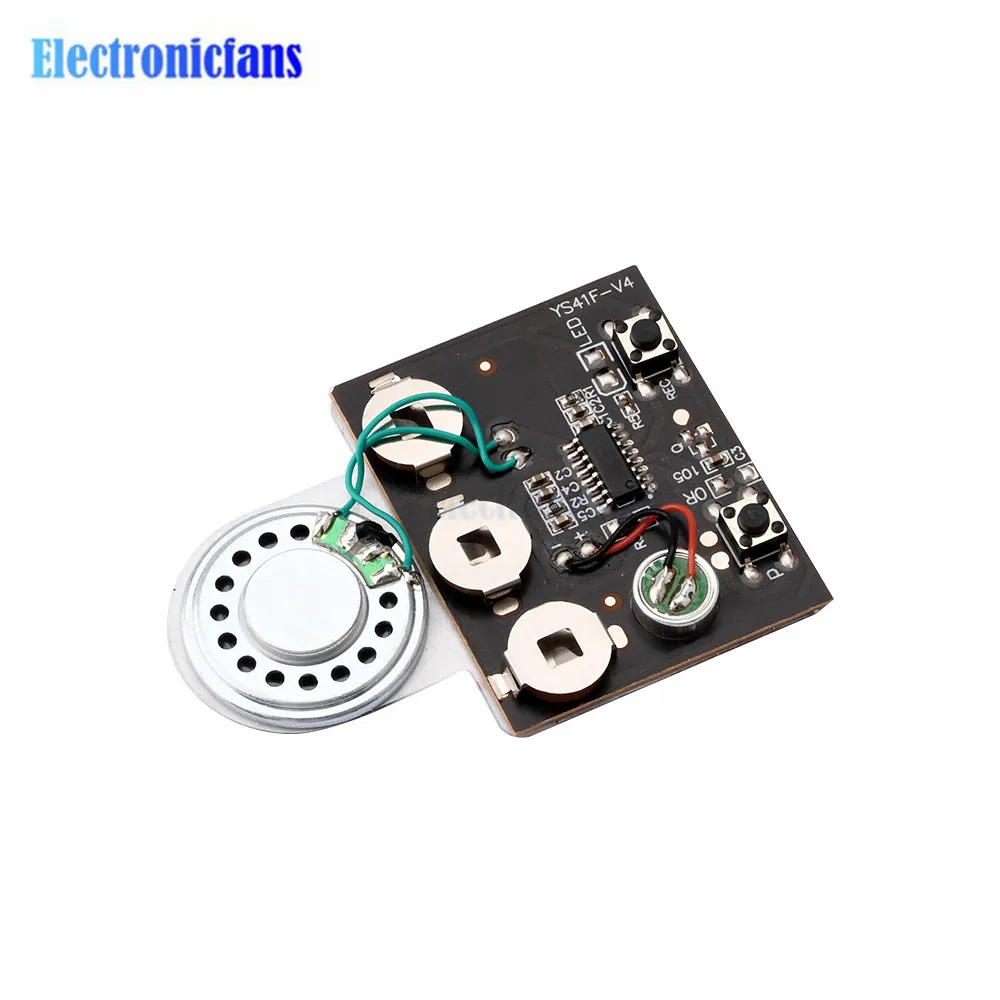 30s Chip Programmer Voice Audio Music Recording DIY Voice Sound Recorder Photosensitive Audio Key Control Music Module Gifts