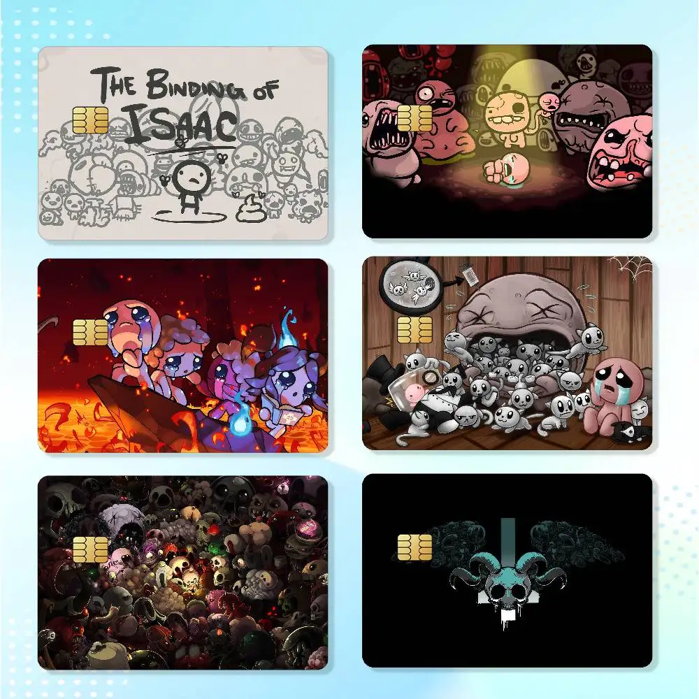 Game The B-binding Of L-Isaac Matte Card Stickers For Credit Cards Debit Cards And Transit Cards 4Pcs