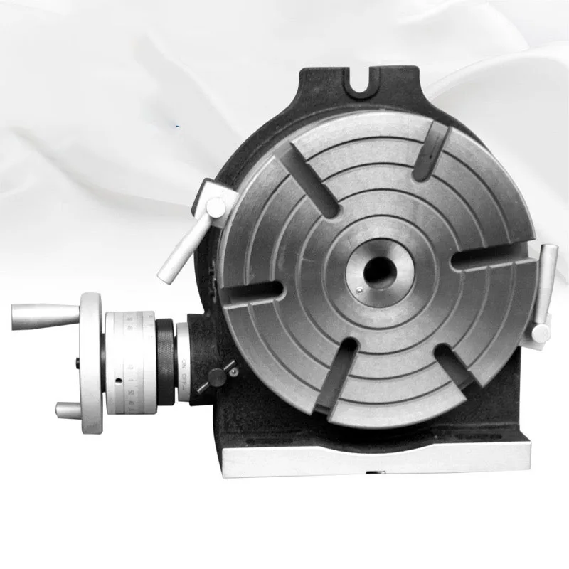 Fast Shipping High Precision Milling Machine HV4 Diameter 110mm Vertical Horizontal Milling Table Rotary Table Accuracy in M