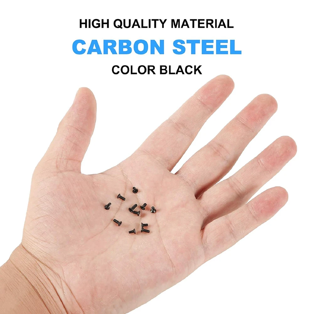 500 قطعة M2 M2.5 M3 محمول الكمبيوتر المحمول طقم مسامير ربط فيليبس شقة رئيس مسامير مجموعة ل IBM HP ديل لينوفو سامسونج سوني توشيبا #6