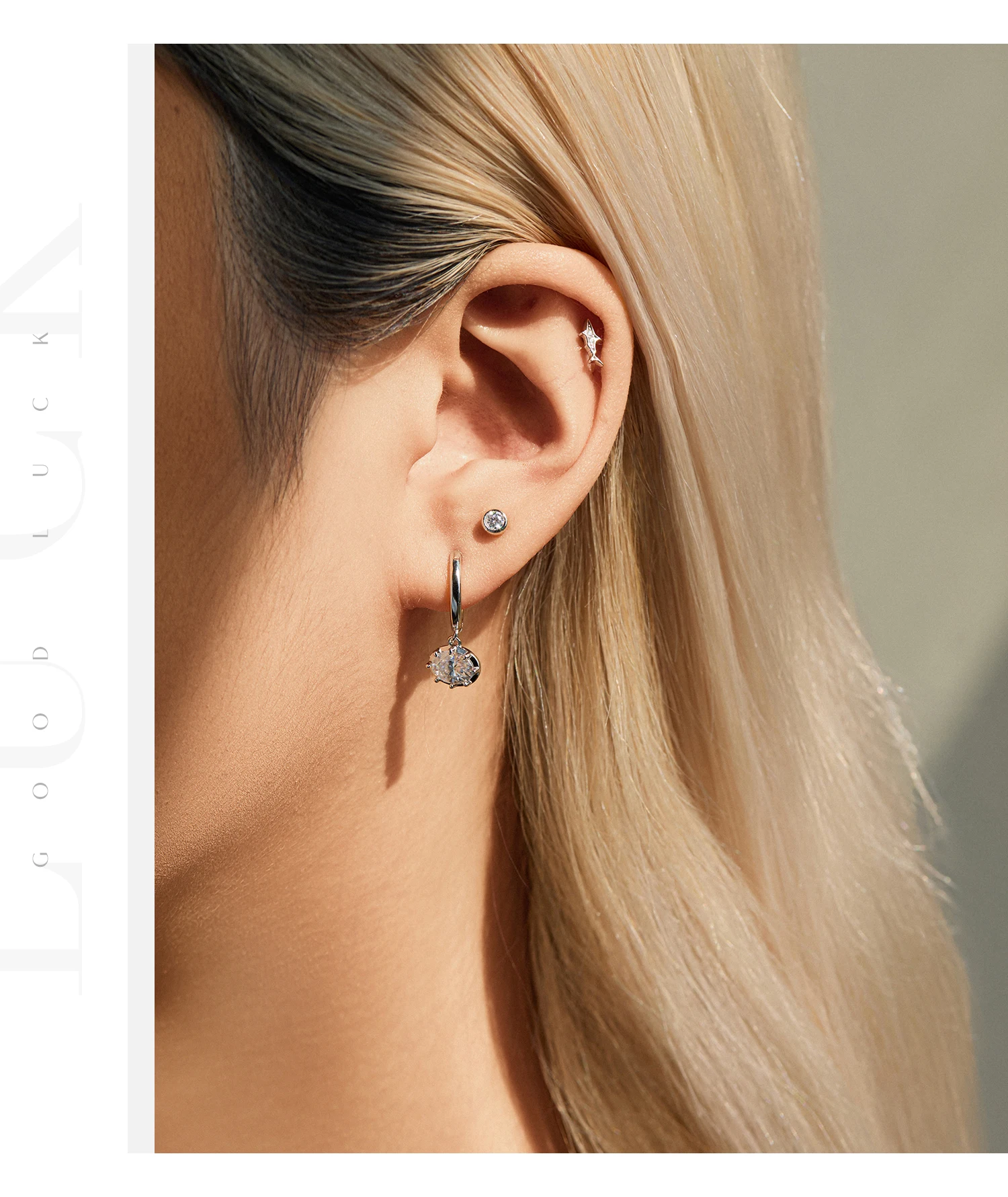 MODIAN 1PC D Moissanite Cartilage Stud 925 Sterling Stapelbare Schraub-Ohrstecker in mehreren Formen für Frauen Urlaubsschmuck – Detail 30