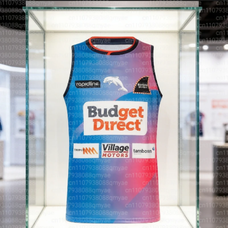 2026 New Parent-child Style Rugby Shirt DOLPHINS Rugby JERSEY Vest Outdoor Sports Quick Drying Breathable Vest