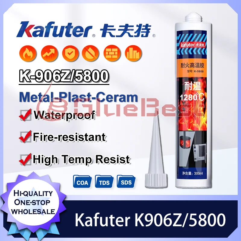 Kafuter K906Z/5800 300ml High Performance Bonding Solution for Metal Plastic Ceramic Durable Heat Resistance Original Product