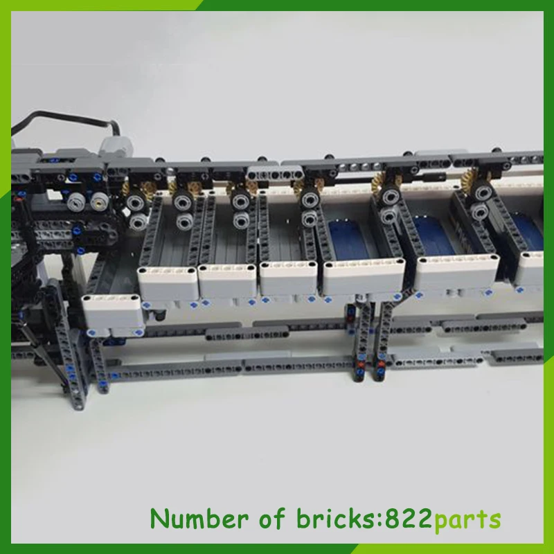 822 Stuks Gbc Bouwstenen Elektrische Vb 'S As Sorteerder Model Diy Bakstenen Technologie Creatieve Montage Speelgoed Voor Kinderen MOC-31240