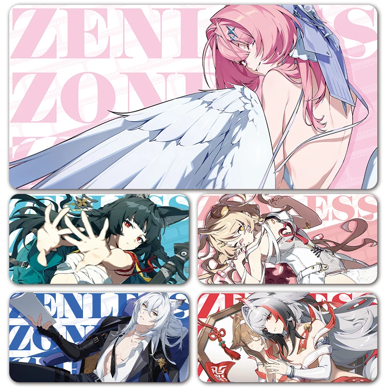 Zenless Zone Zero Mouse Pad ZZZ Severian Phoenix Ellen Hoshimi Sigrid Miyabi Remielle  Alice XXL Large Mousepad Keyboard Mats