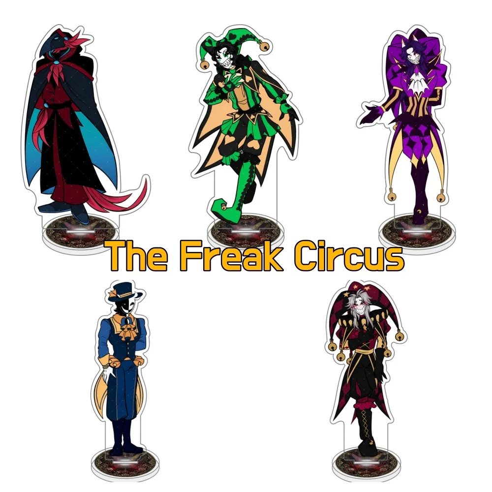 Game “The Freak Circus” 15CM Acrylic Stand Pierrot & Harlequin - E-sports desktop decoration item surprise Gifts key chain