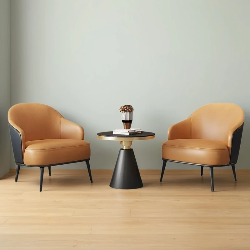Nordic Modern High-End Set of Tables and Chairs New Leisure Business Hotel Display Centre Rest Area Meeting Sample House Sofa