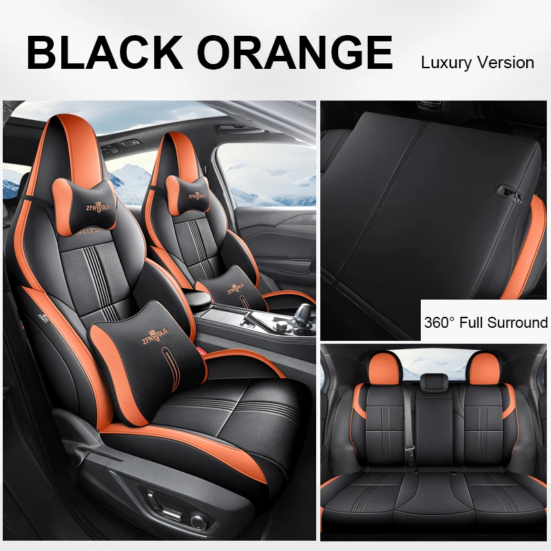 Custom Fit Auto Accessoires Stoelhoezen Full Set Kunstleer Voor Lynk & Co 01 Ev 2021-2024 Met Voor-En Achterste Rij Fullset