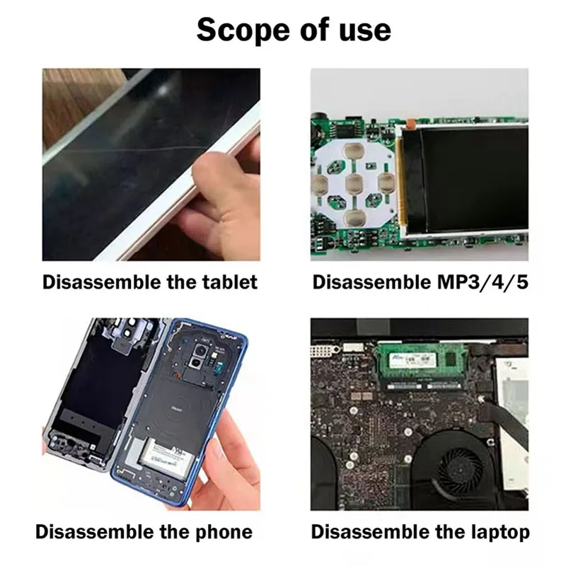 Metal Crowbar 6-Piece Set Boot Stick Mobile Phone Digital Mini Multi Home Appliance Disassemble Tool Electronic Repair Tools