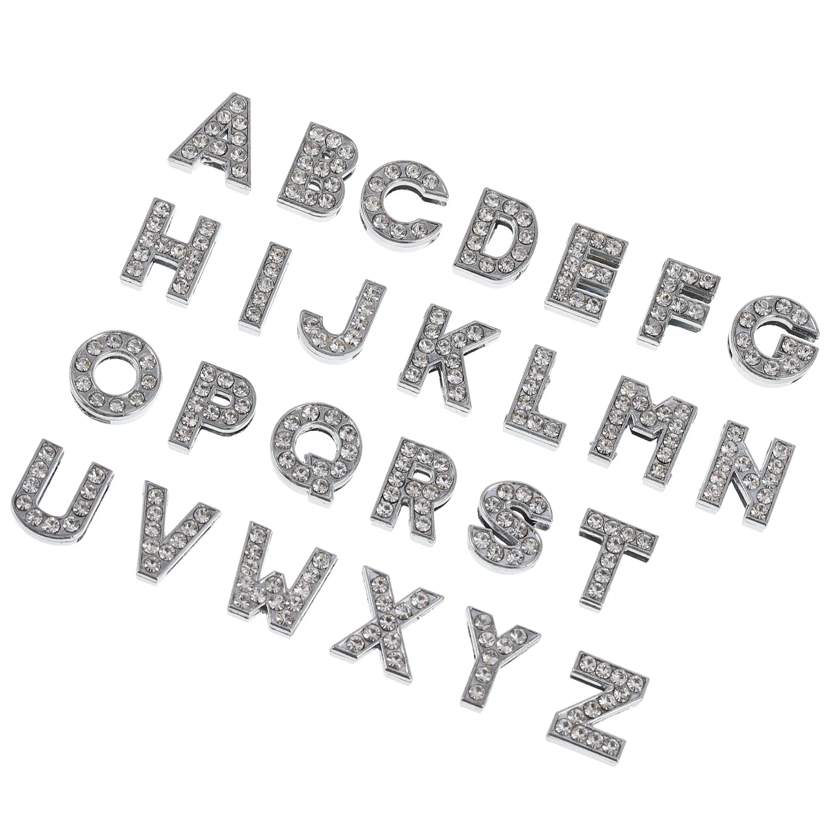 

52pcs Jewelry Alloy Bracelet Decor Diy Diy Set Creative Design Alloy Pendant Alphabet Charms. Alphabet Pendant Charm Gifts