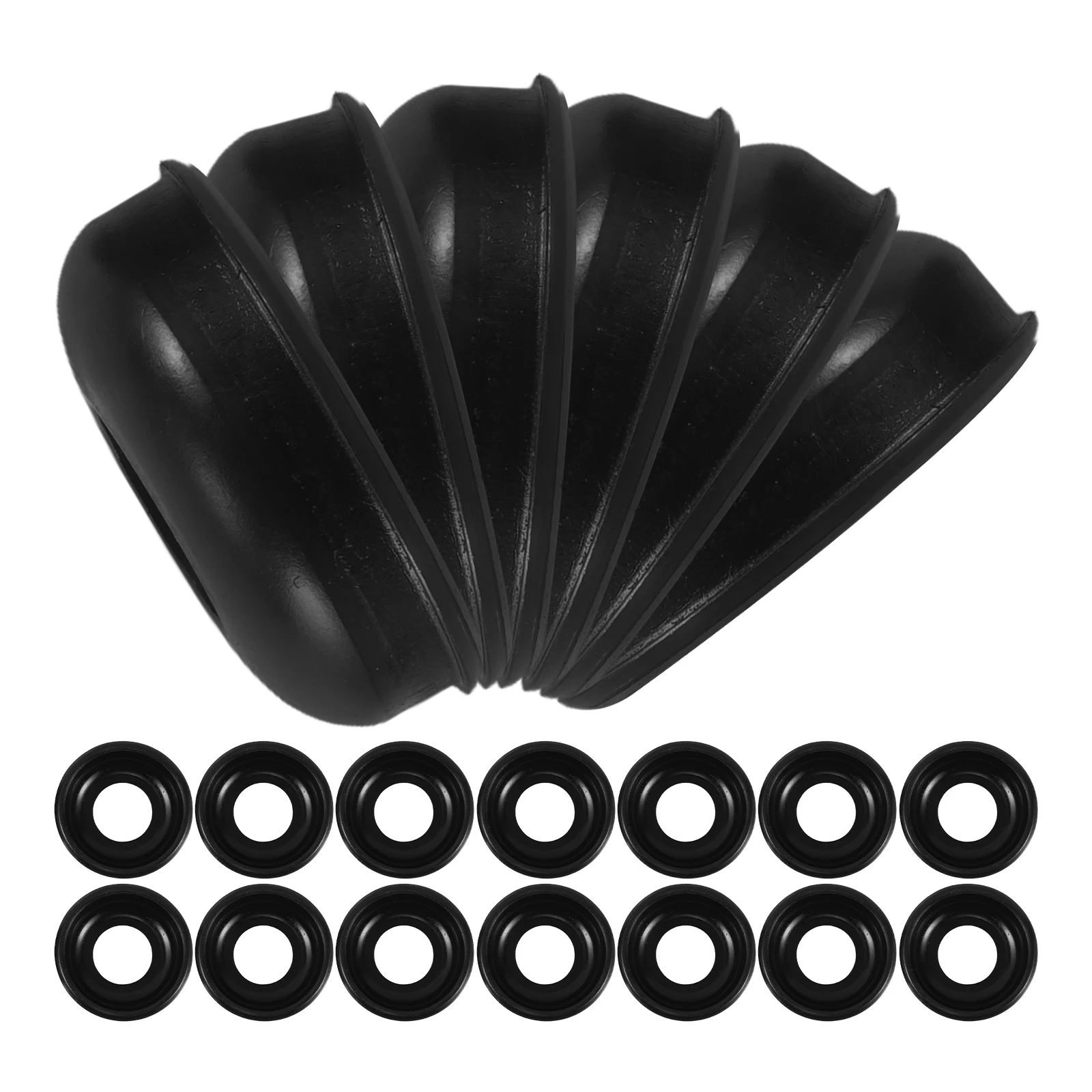 

20pcs Mountain Bike Axle Rear Steel Bowl Bicycle Washer Hub Repair Kit Durable Iron Safety Washer Front Rear Axle for Mountain