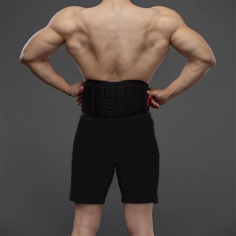 Neoprene Waist Weighted Belt Lumbar Support Back Support Adjustable Gym Belt Proper Shape Chain Attachment Weightlifting Belt
