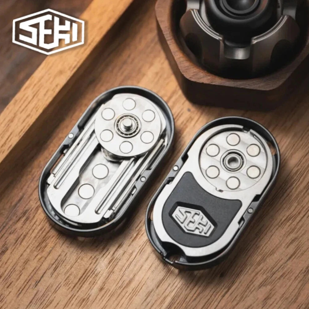 

Магнитный фиджет-слайдер SEKI EDC Zirconium LAG оригинального дизайна, вращающийся на 360° влево и вправо. ° Игрушки-антистресс для взрослых