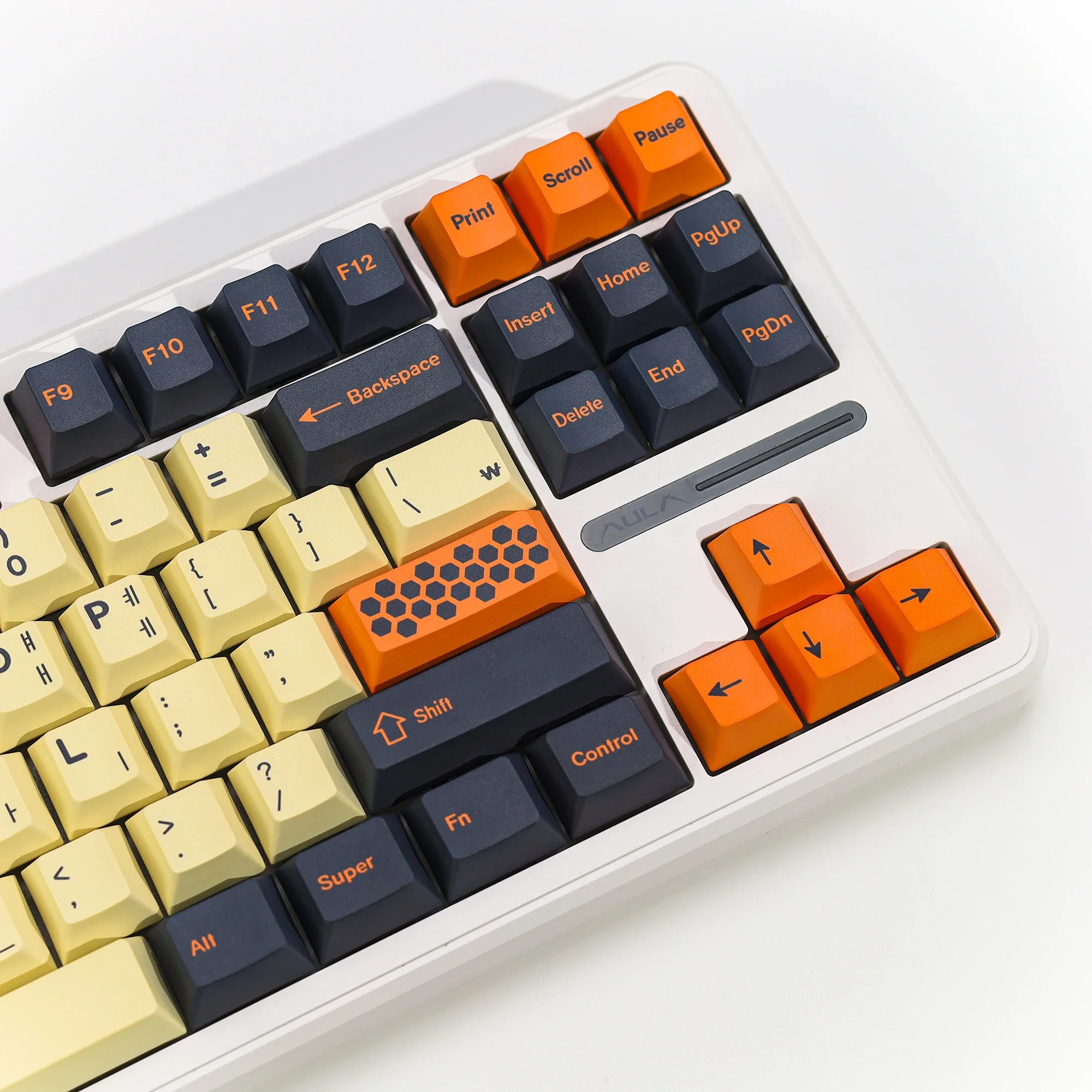 

KBDiy 143 Keys/Set PBT Korean Keycap Cherry Profile GMK Carbon Keycaps Custom for Mechanical Keyboard Caps for 75/60/61/68/84/87