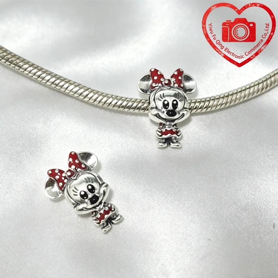 Neue Original-Charms DIY Schmuckgeschenke für Frauen Fuchs Hase Huhn Schwein Haustier Hund Elefant Perlen passend für 925er Silberarmbänder Zubehör