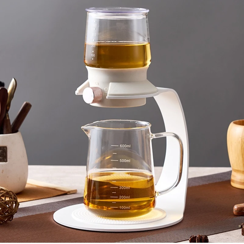 Tea Pot Smart Pot New Chinese Tea Tea Pot Cold Brew Glass Set Brew Separation Ice Drop
