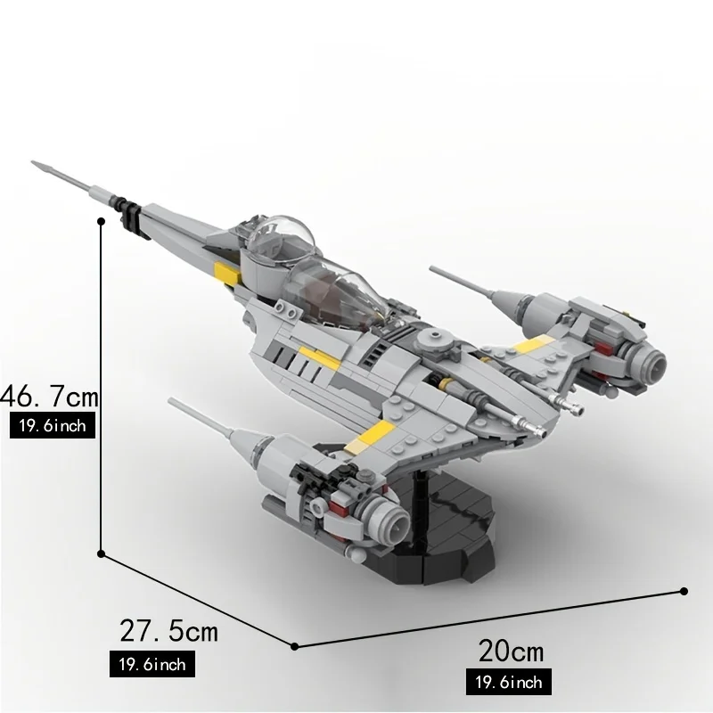 MOC Space Wars Movie N-1 Starfighters Spaceship Building Block Toys Airplane Fighter Bricks Model Toys Holiday Gifts