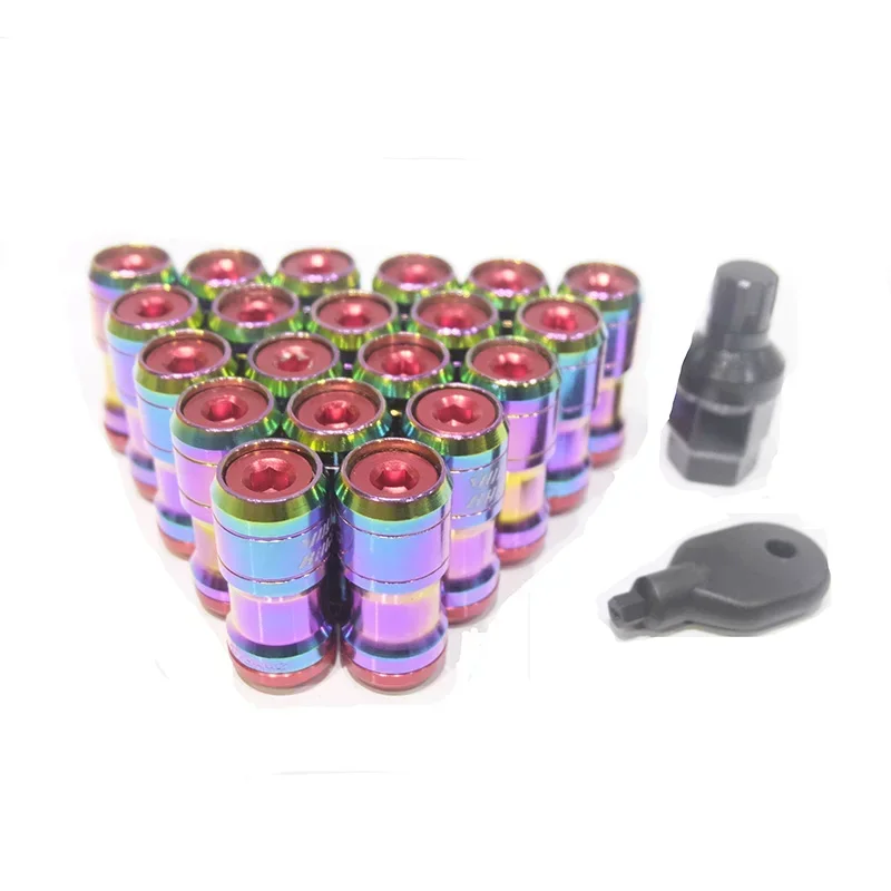 

Spsld Automobile Refitting Anti-theft Hub Nut Refitting Tire Anti-theft Screw Ultra Lightweight Steel Nut