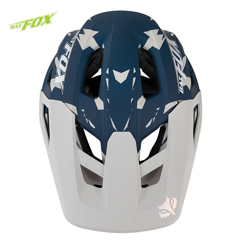 BATFOX-casco de bicicleta para exteriores, casco de bicicleta de montaña moldeado integralmente, ultraligero, para carreras, equipo de ciclismo