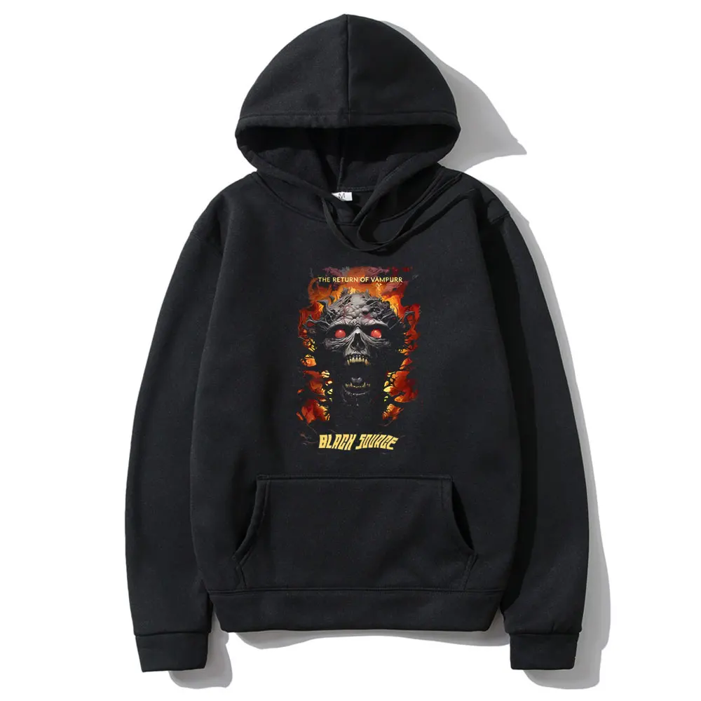 

The Return of Vampurr Skeleton Graphic Hoodie Men Women Vintage Horror Halloween Pullover Men's Gothic Rock Oversized Hoodies