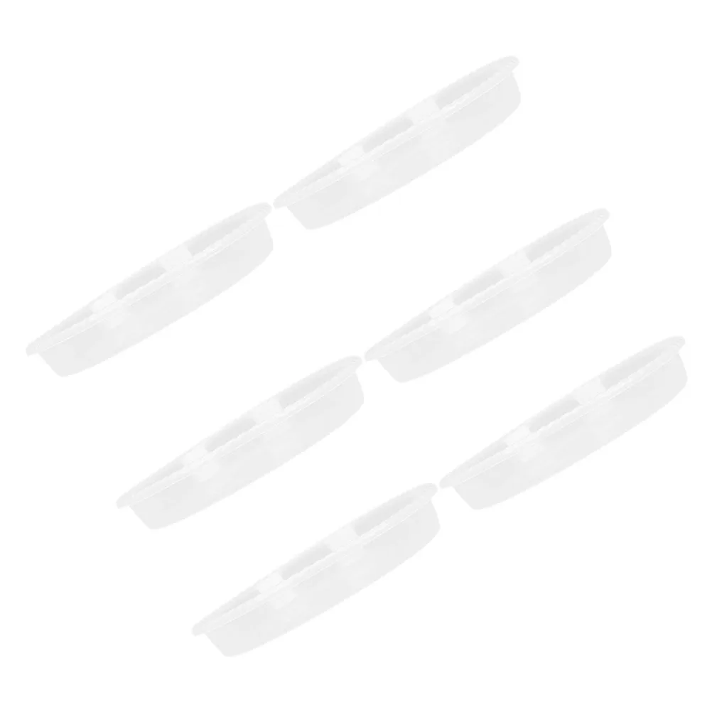 

6Pcs Flower Plant Saucers Clear Plastic Round Water Catcher Tray for Indoor Outdoor Garden Decor Home Office Use