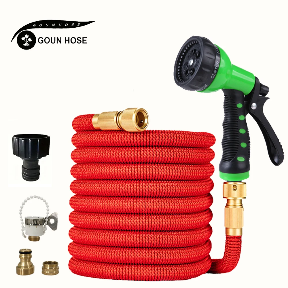 

NEW Garden Watering Hose Expandable Bimetallic Joint Garden Farm Irrigation Hose Car Wash High-Pressure Water Gun Watering
