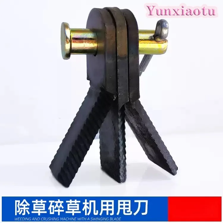 Straw returning machine, grass shredder, serrated knife hammer/blade, cart-type lawn mower blade accessories