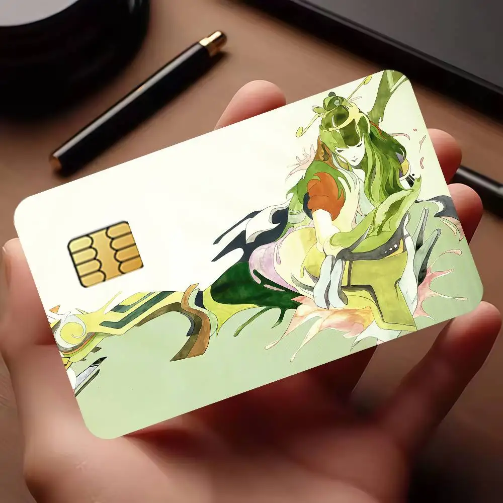 Singer Nujabes Credit Card Public Transportation Cards Protective Sticker Waterproof Card Face Decoration 4PCS