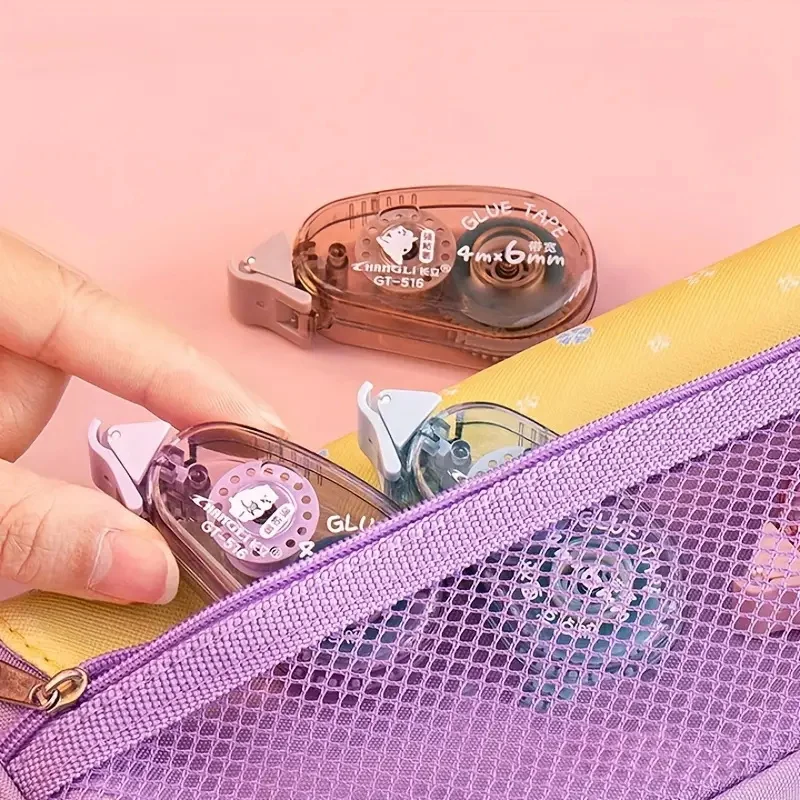 4mx6mm Double Sided Adhesive Paper Tape Dot Liner Tape Glue For Scrapbooking Crafts Decor Office School Supplies Stationery