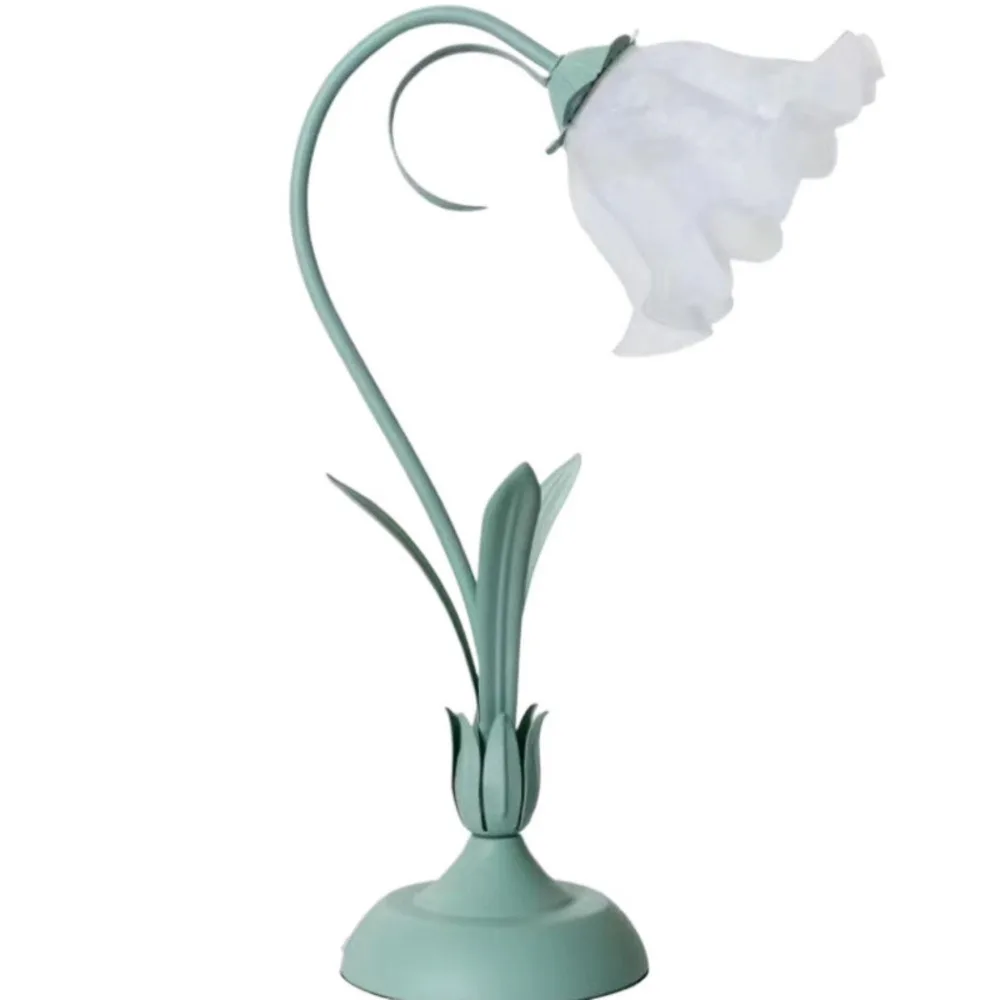 Lampu Meja Kupu-kupu Lucu untuk Kamar Tidur Lampu Malam Bunga Lampu Meja Belajar Hadiah Estetika untuk Anak Perempuan Lampu Baca